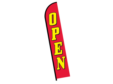 SWOOPER FLAG - "OPEN"