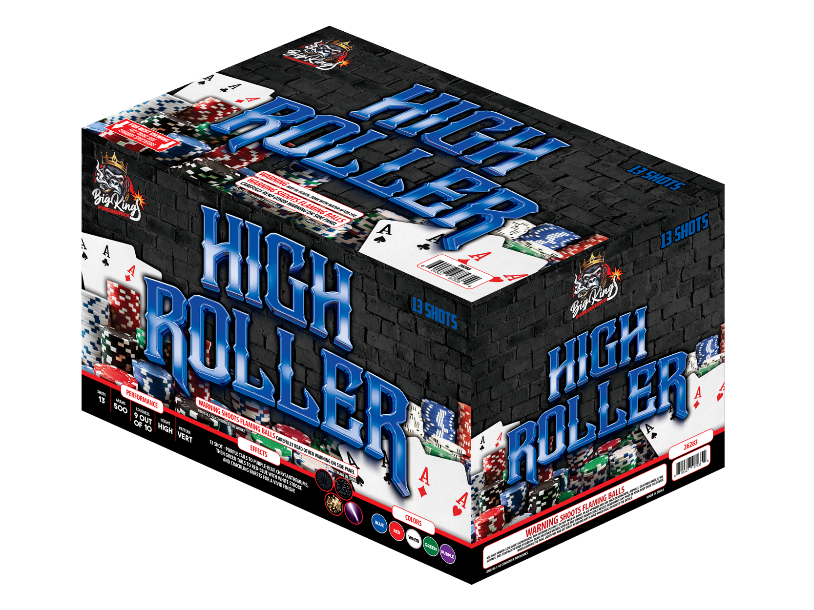 バブルスター　パーキー HIGH ROLLER – Big Fireworks
