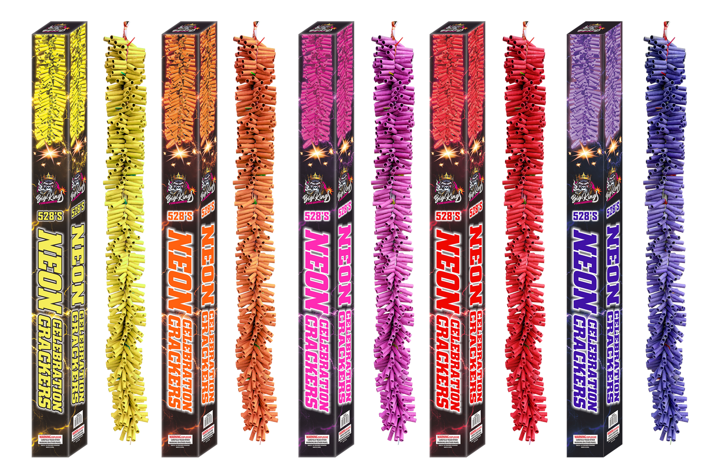 NEON CELEBRATION CRACKERS