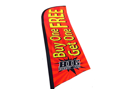 SWOOPER FLAG - "BUY ONE GET ONE FREE"