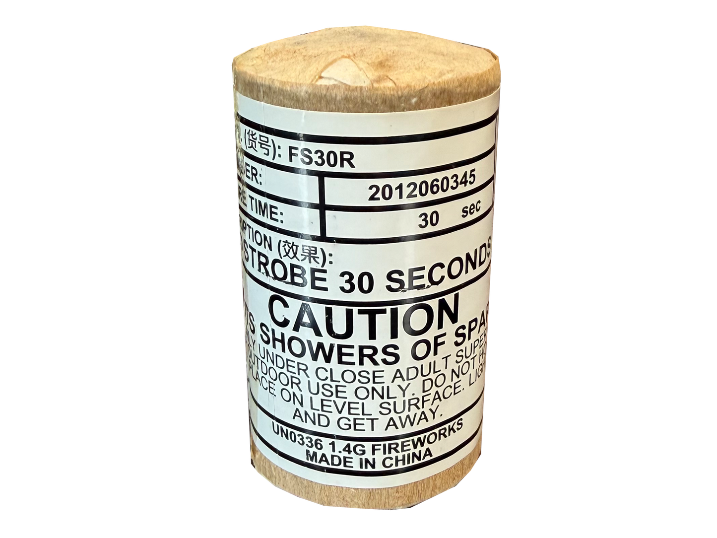 RED STROBES 30 SECONDS (WITH SAFETY FUSE)