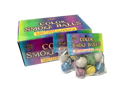 SMOKE BALLS COLOR CLAY 6 - PACK