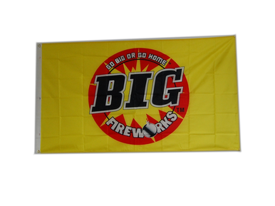 BIG FIREWORKS LOGO FLAG