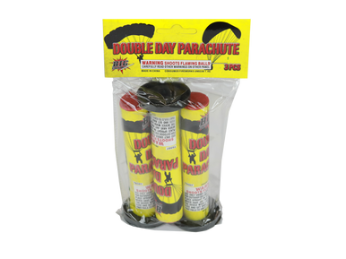 3 PACK DOUBLE DAY PARACHUTE WITH HEADER