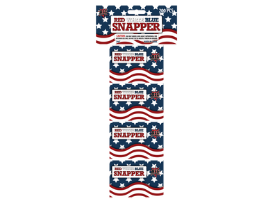 4 PACK RWB SNAPPER WITH HEADER