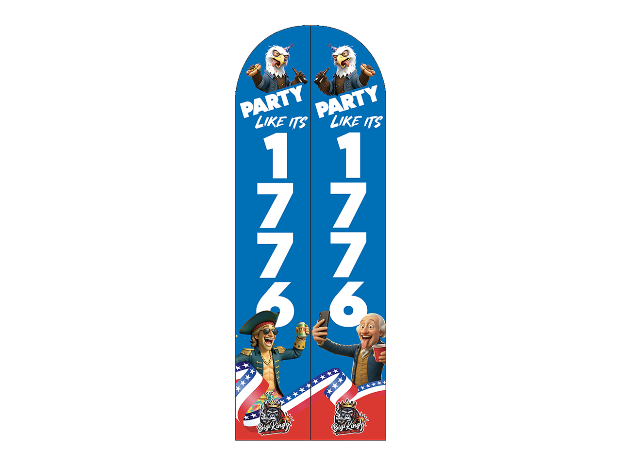 SWOOPER FLAG - "Party Like It's 1776"