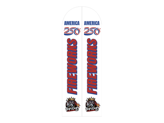 SWOOPER FLAG - 250th White