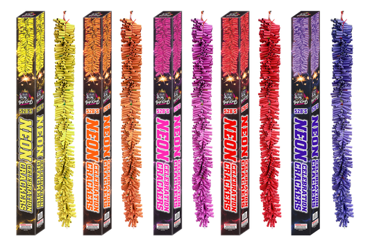 NEON CELEBRATION CRACKERS