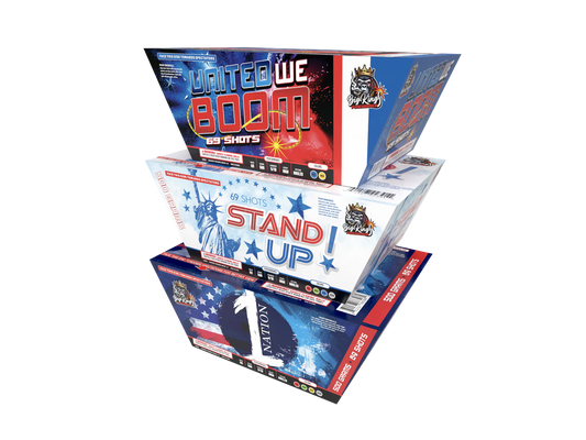 STAND UP / ONE NATION / UNITED WE BOOM