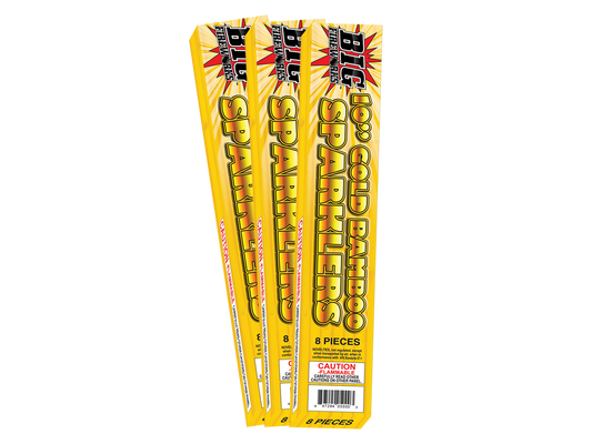 10" BAMBOO GOLD SPARKLER BF5000