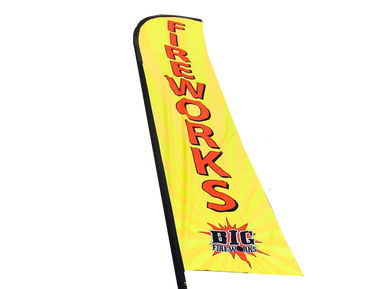 SWOOPER FLAG - "FIREWORKS"