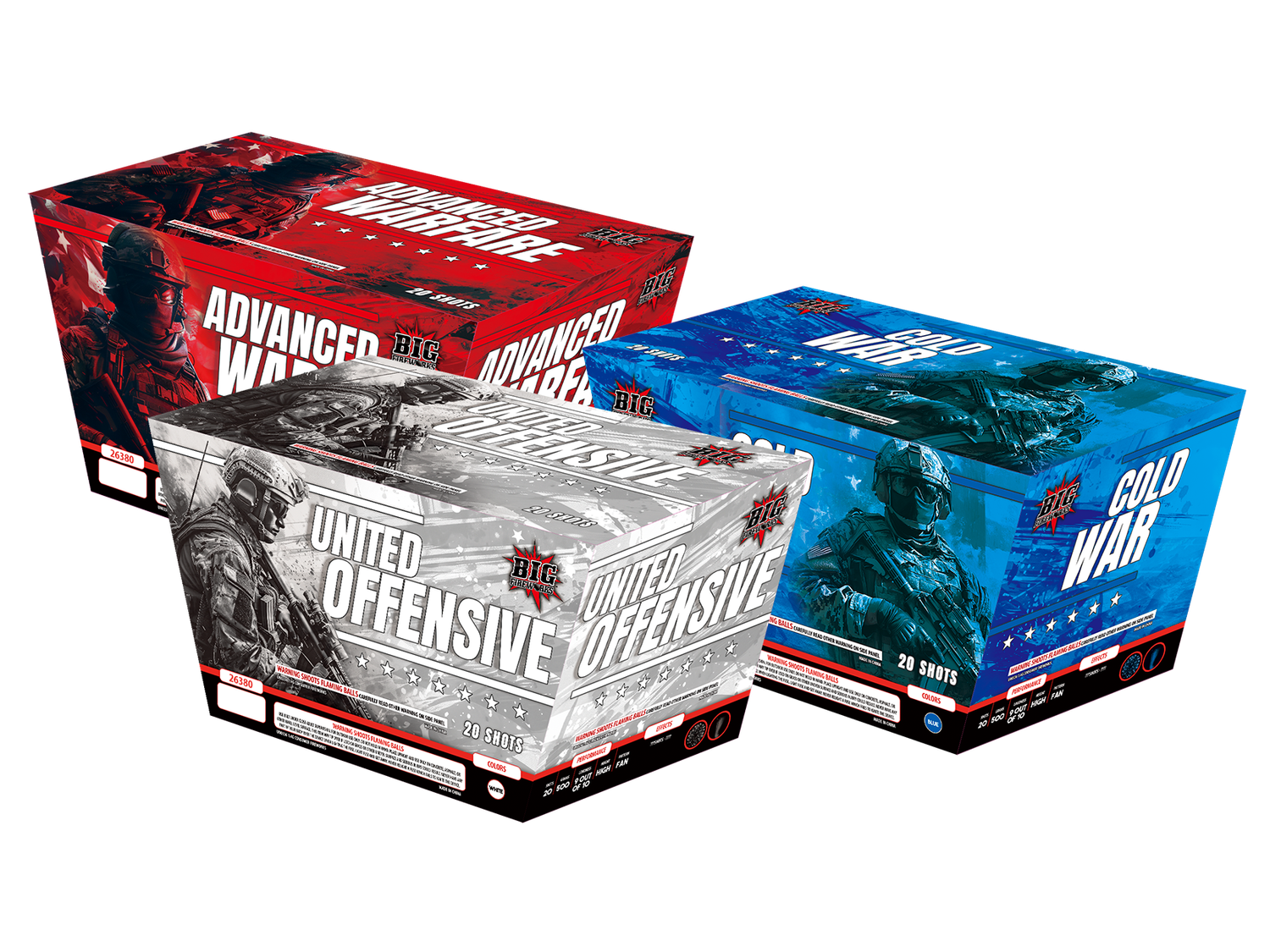 CALL OF DUTY - ADVANCED WARFARE, COLD WAR, UNITED OFFENSIVE – Big Fireworks