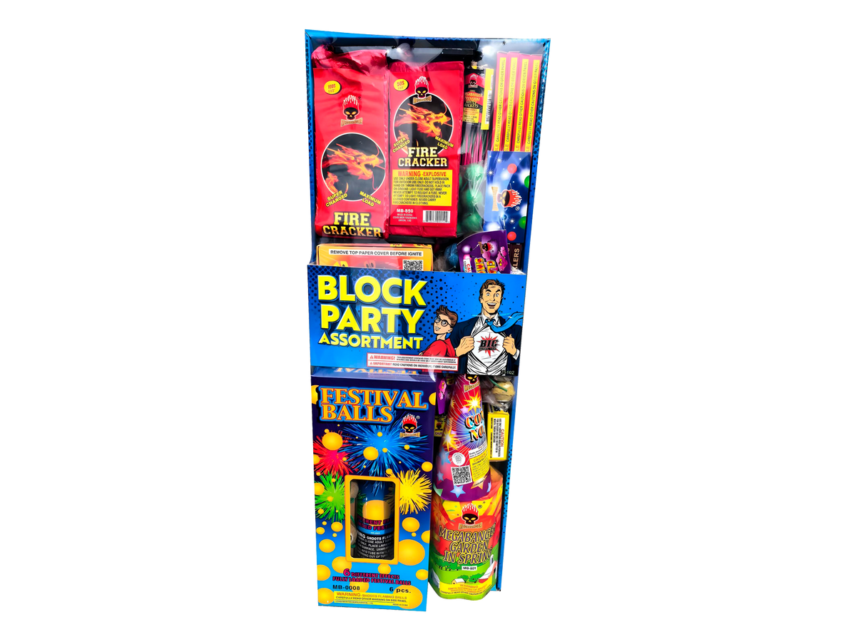 BLOCK PARTY ASSORTMENT – Big Fireworks