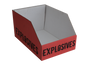 DUMP BIN FIREWORKS RED