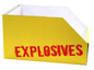 DUMP BIN FIREWORKS YELLOW