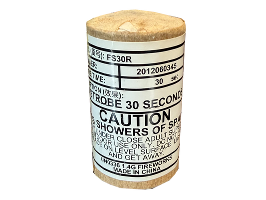 RED STROBES 30 SECONDS (WITH SAFETY FUSE)