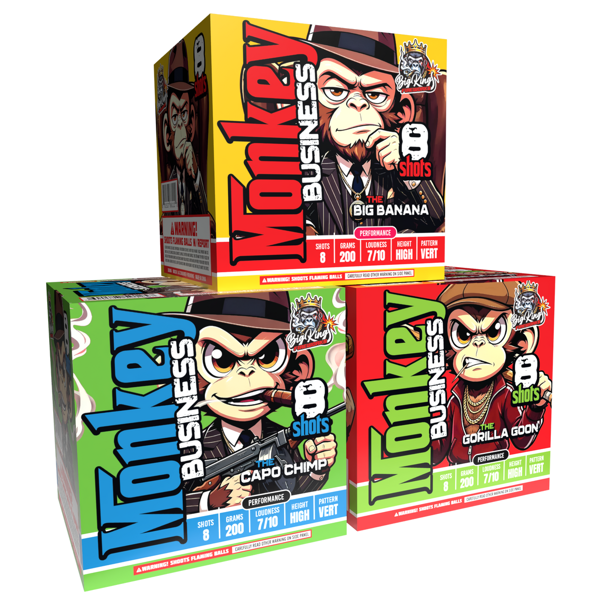 MONKEY BUSINESS ASSORTMENT – Big Fireworks